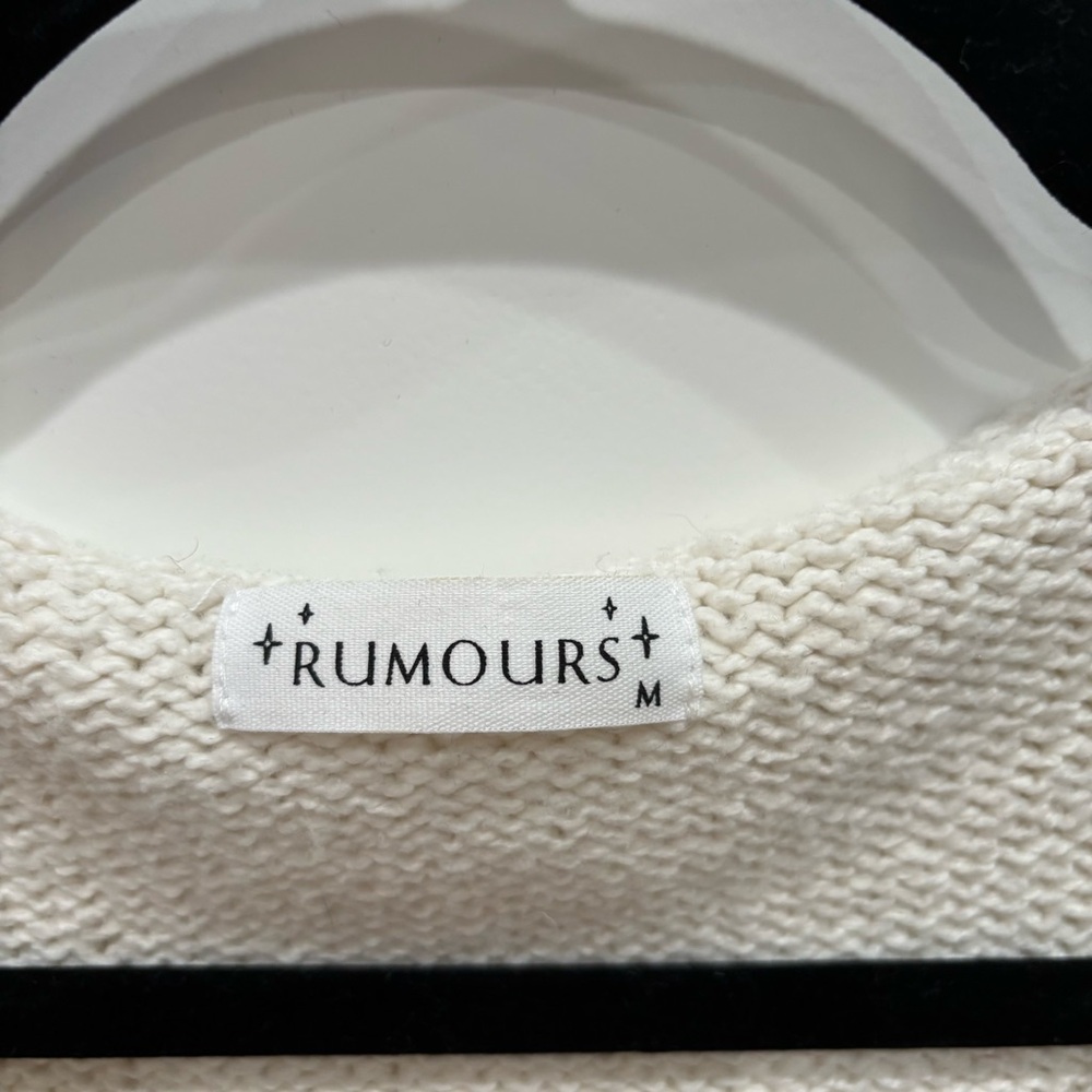 Rumors Rumored Cream Knit Vest - Picture 7 of 7